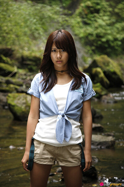 Okai Chisato in Outland Quest from All Gravure