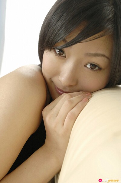 Kazusa Sato in Sweet Creme from All Gravure