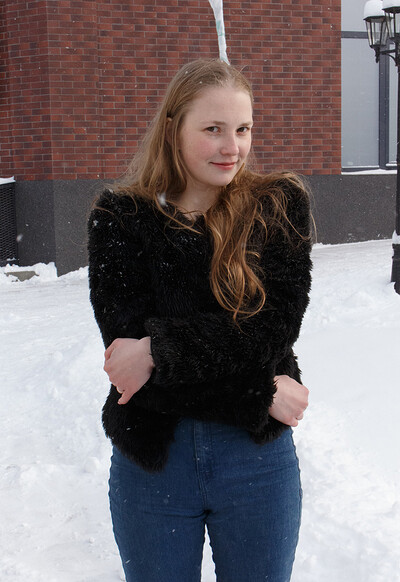 Lida Nowak in Snow Is Quiet from Zishy
