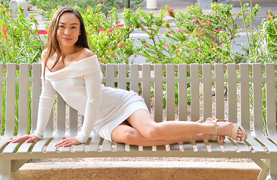 Natasha in Sensual White Fashion from Ftv Girls