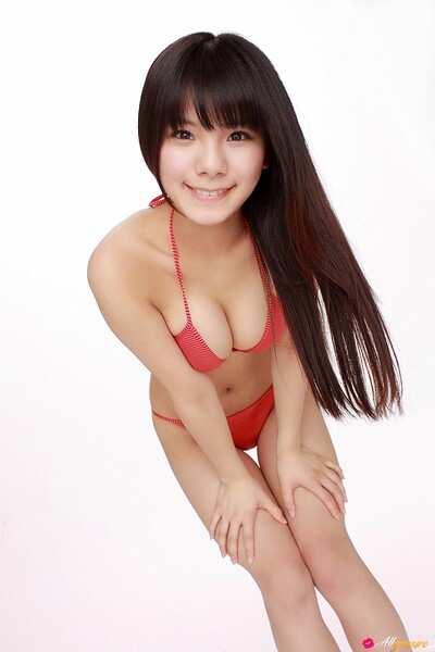 Mitsue Saito in Bikini Shoot from All Gravure