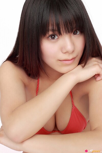 Mitsue Saito in Bikini Shoot from All Gravure