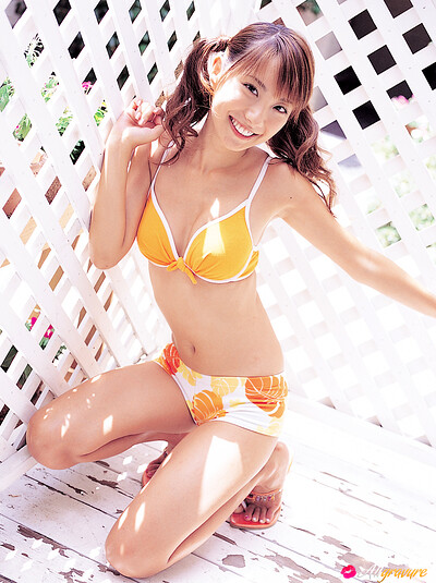 Azusa Yamamoto in Daddys Girl 3 from All Gravure
