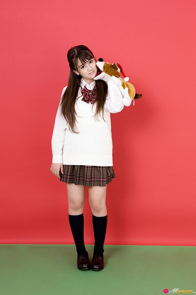 Manami Oku in Holiday Surprise from All Gravure