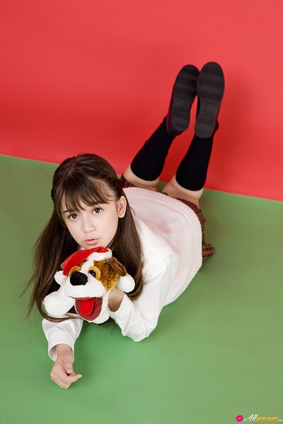 Manami Oku in Holiday Surprise from All Gravure