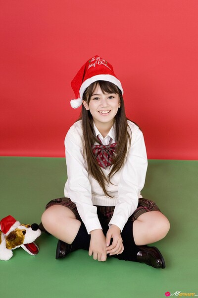 Manami Oku in Holiday Surprise from All Gravure