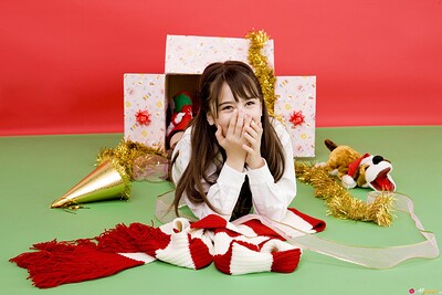 Manami Oku in Holiday Surprise from All Gravure