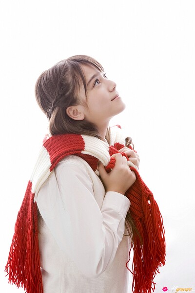 Manami Oku in Holiday Surprise from All Gravure
