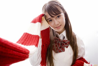 Manami Oku in Holiday Surprise from All Gravure