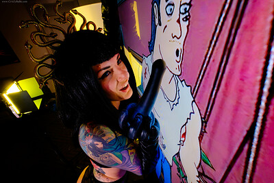 Miss Bat in Tattooed Beauty from Crazy Babe