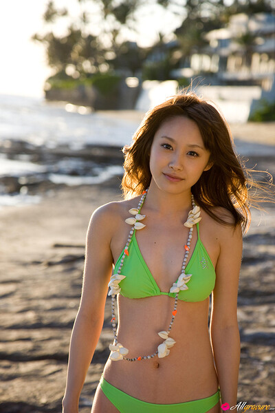 Ai Takahashi in Beach Renewal from All Gravure