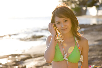 Ai Takahashi in Beach Renewal from All Gravure