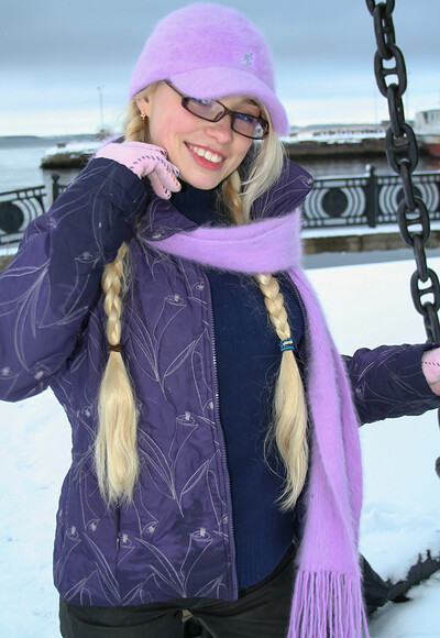 Olya N in Olya On the Snow from Stunning 18