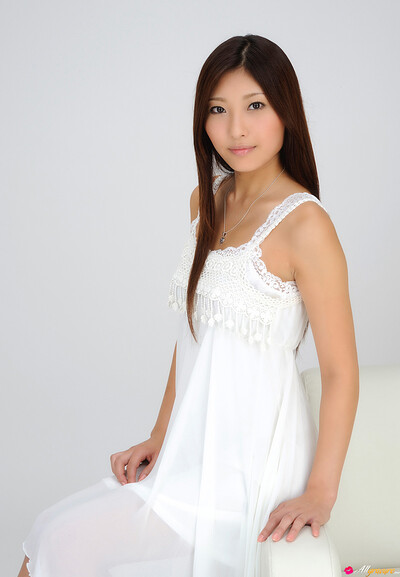 Saeka Tanaka in White Princess from All Gravure