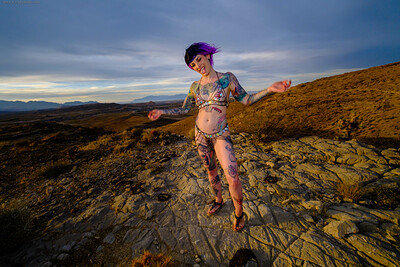 Miss Bat in Wild in the Rocky Valley from Crazy Babe
