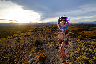 Miss Bat in Wild in the Rocky Valley from Crazy Babe