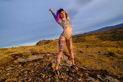 Miss Bat in Wild in the Rocky Valley from Crazy Babe