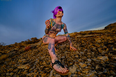 Miss Bat in Wild in the Rocky Valley from Crazy Babe