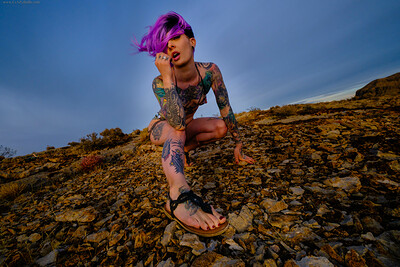 Miss Bat in Wild in the Rocky Valley from Crazy Babe