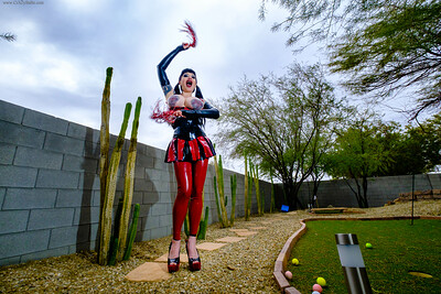 Maya Sinstress in Devilish Cheerleader from Crazy Babe
