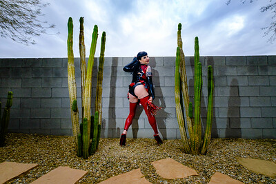 Maya Sinstress in Devilish Cheerleader from Crazy Babe