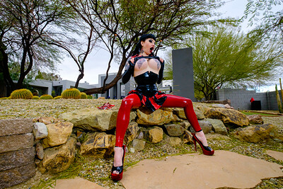 Maya Sinstress in Devilish Cheerleader from Crazy Babe