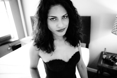 Fernanda in Black and White from Crazy Babe