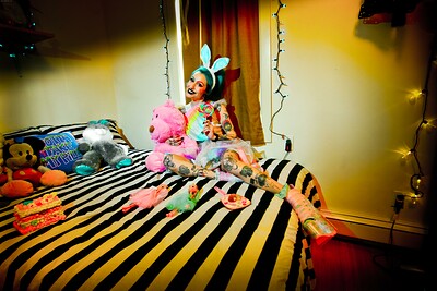 Anna Monoxide in Colorful from Crazy Babe