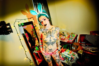 Anna Monoxide in Colorful from Crazy Babe