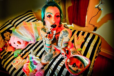 Anna Monoxide in Colorful from Crazy Babe