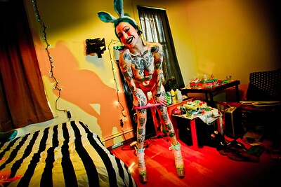 Anna Monoxide in Colorful from Crazy Babe