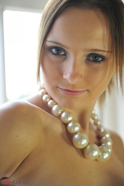 Chloe Smith in Bead Necklace from Girlfolio