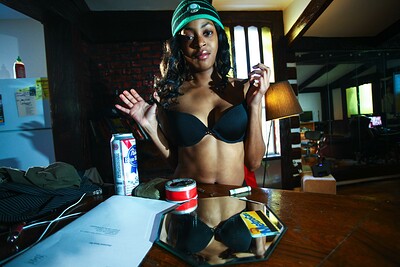 Kurenai SaDiablo in Ebony Booty from Crazy Babe