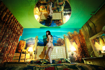 Nyxon in Mirrored Top from Crazy Babe