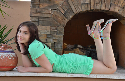 Gracie in Radiant Green from Ftv Girls