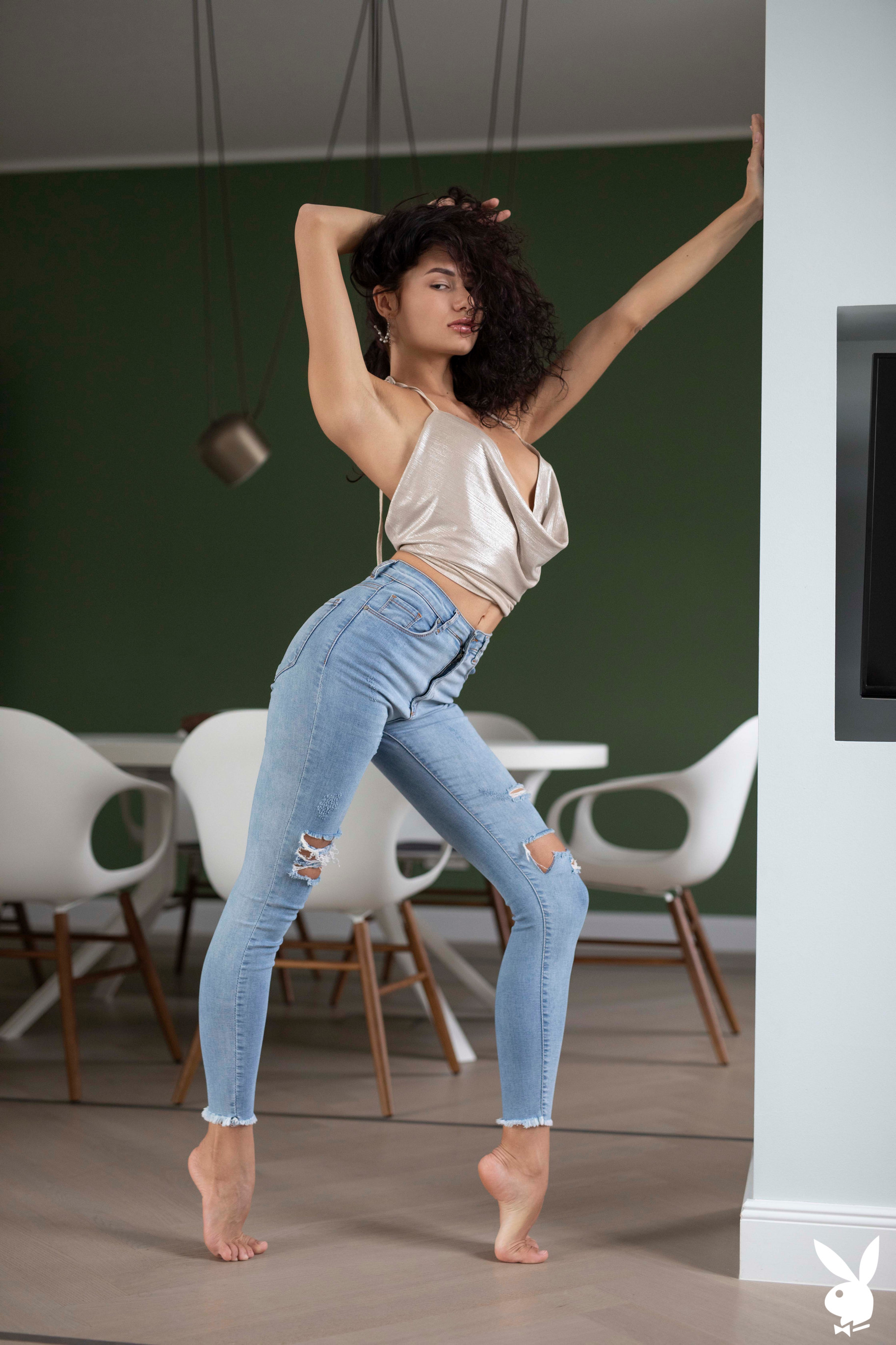 Layla Balan in Playboy set Positive Outlook