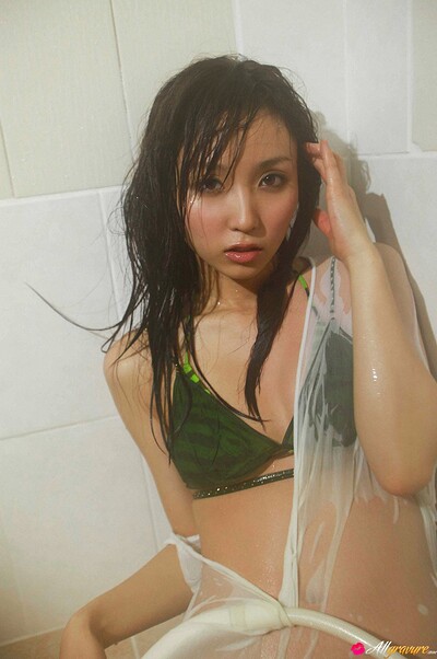 Risa Yoshiki in All Wet from All Gravure