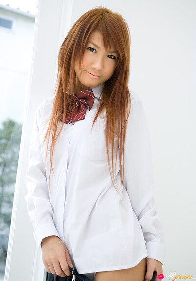 Mai Hoshino in Cotton Pink from All Gravure