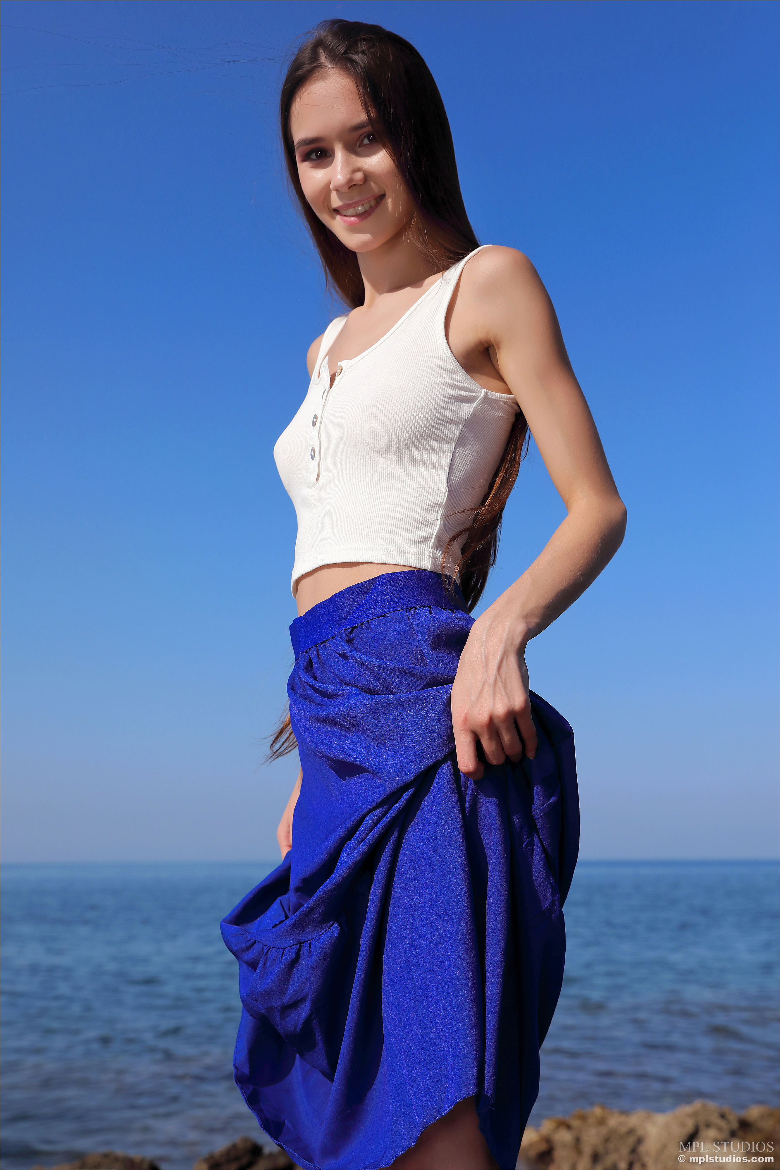 Leona Mia in MPL Studios set Shoot Day Montage
