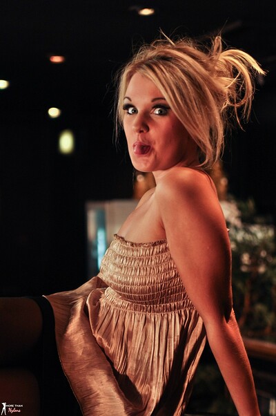 Shelley Roberts in Filming Vintage from More Than Nylons