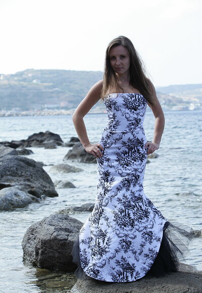 Jukos in In A Dress By The Sea from Stunning 18