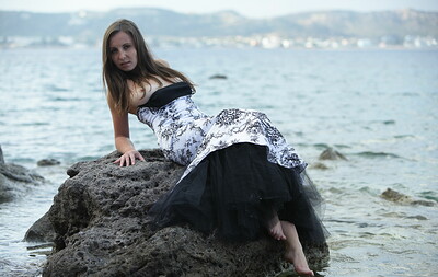 Jukos in In A Dress By The Sea from Stunning 18