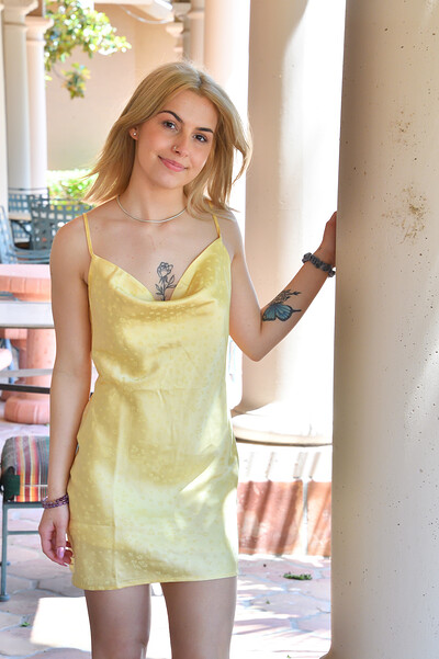 Chanel in Phallic Yellow Style from Ftv Girls
