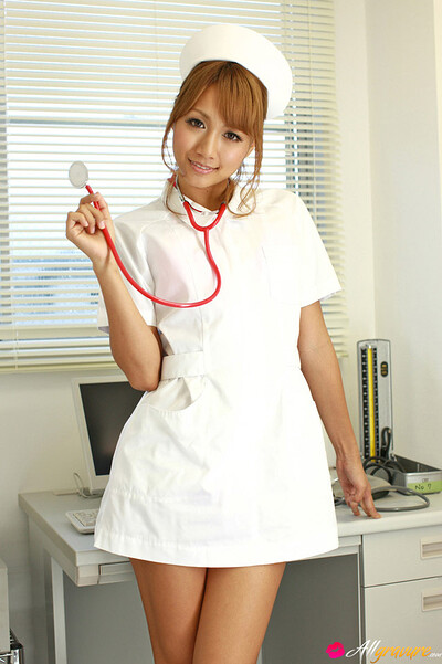 Rio Sakura in Horny Nurse from All Gravure