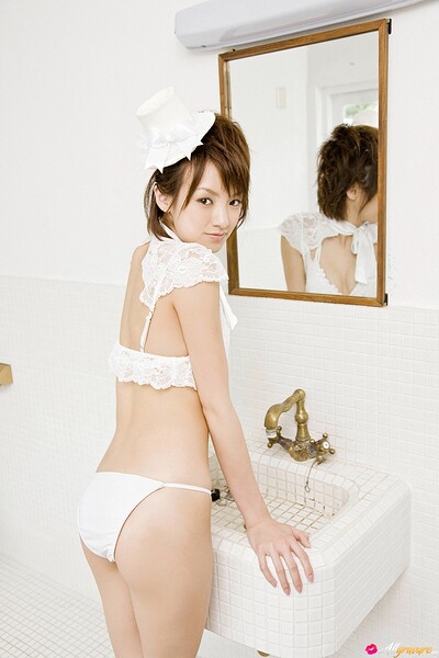 Akina Minami in Hostess from All Gravure