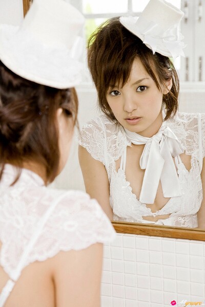 Akina Minami in Hostess from All Gravure