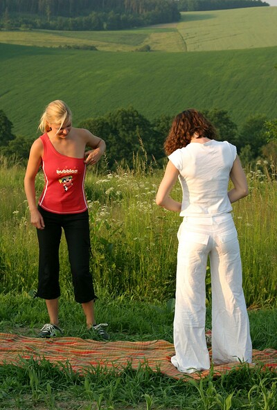 Marcela Reeds and Magdelena in set #834 from ATK Premium