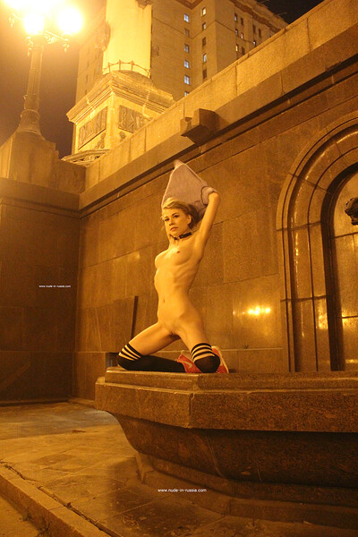 Eva in Moscow University from Nude In Russia