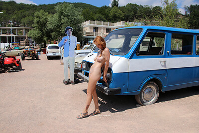 Xenia in The Soviet Union Corner from Nude In Russia