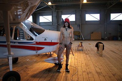 Katja in Private plane from Nude In Russia